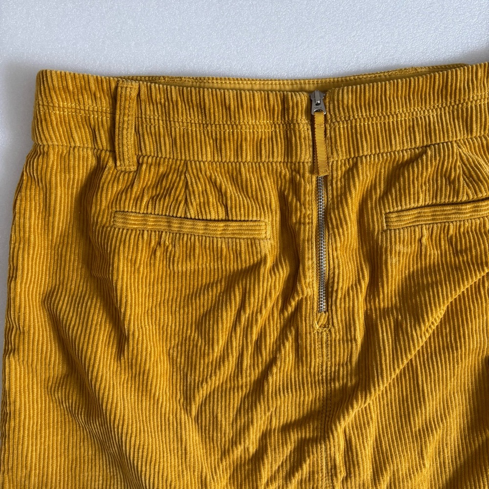 Ann Taylor Loft Yellow Corduroy Skirt Size 4 - Picture 5 of 10